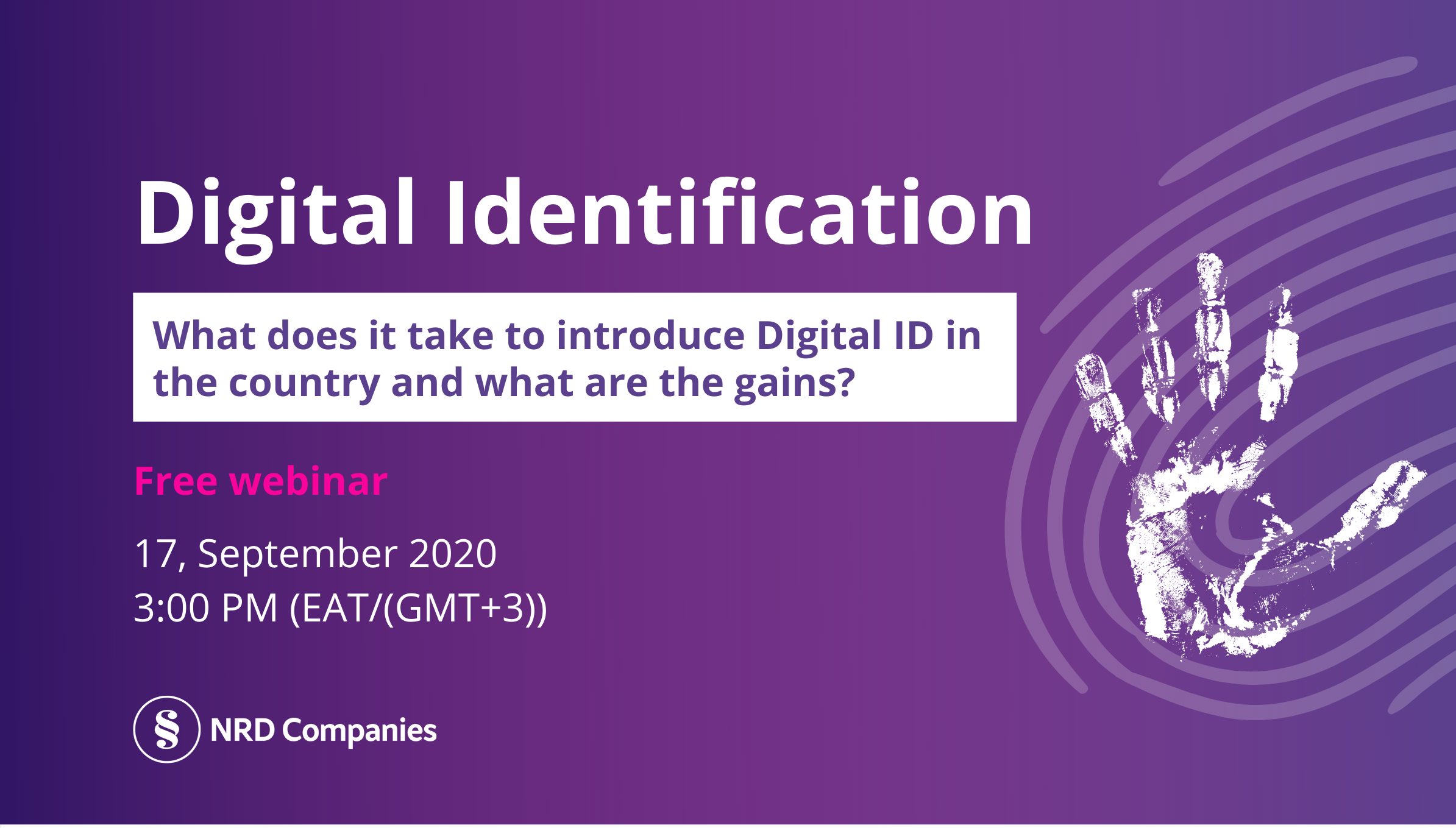 Webinar: Digital ID. What does it take to introduce Digital ID in the ...